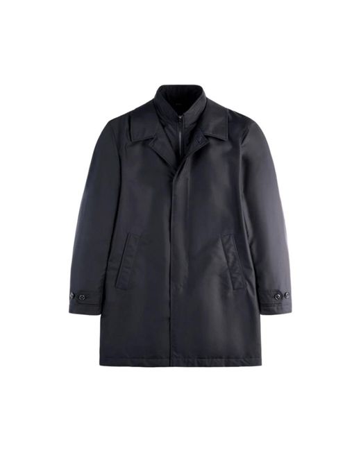 Fay Blue Single-Breasted Coats for men