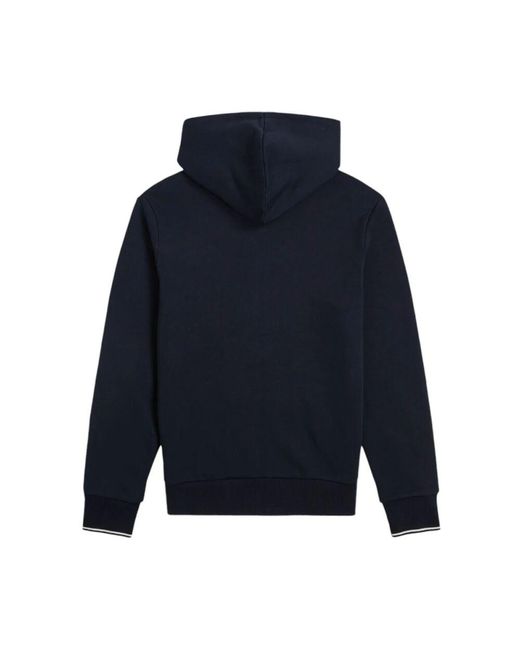 Zip-Throughs Fred Perry de hombre de color Blue