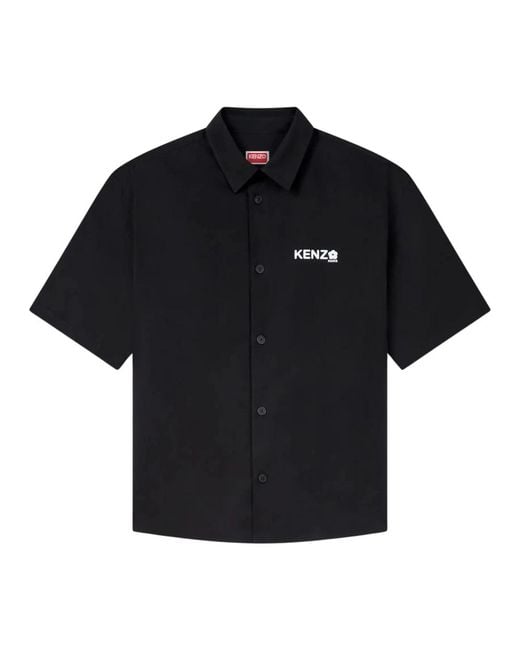 Short Sleeve Shirts KENZO pour homme en coloris Black