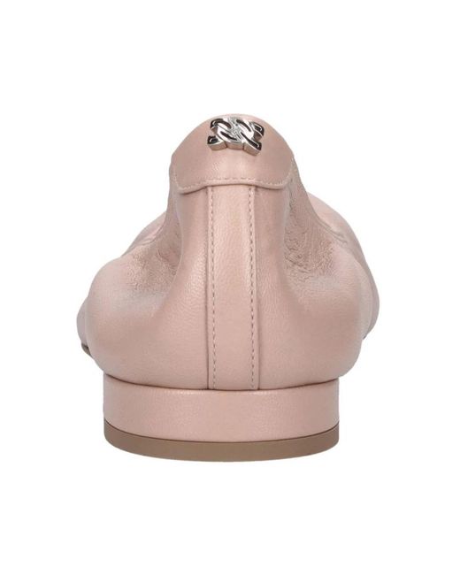 Casadei Pink Ballerina Shoes