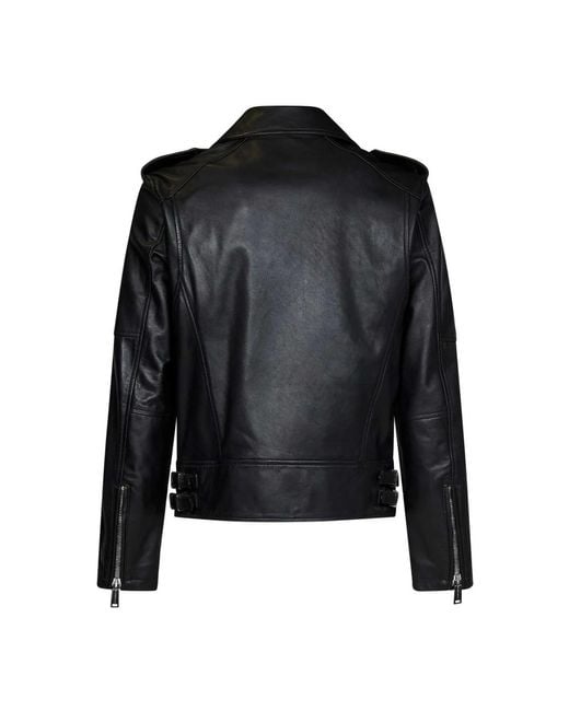 DSquared² Jackets > Leather Jackets in het Black voor heren