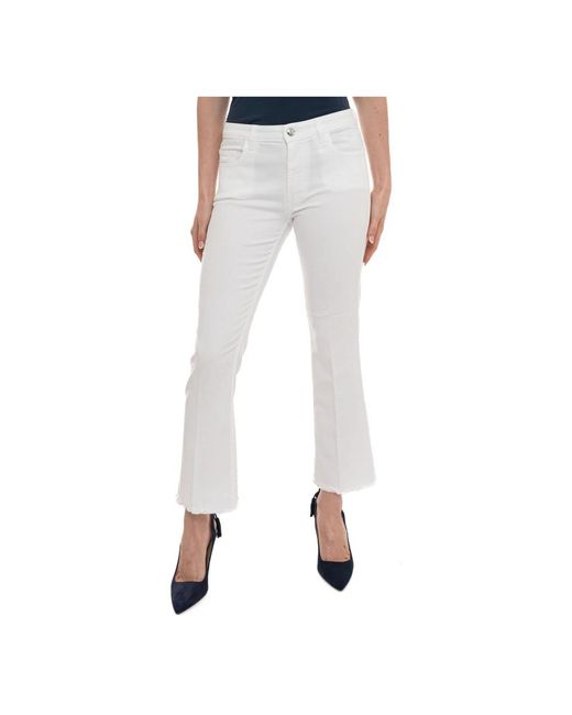 Fay Blue Cropped Jeans