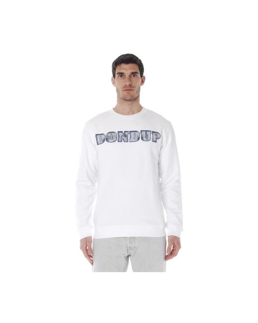 Dondup White Sweatshirts for men