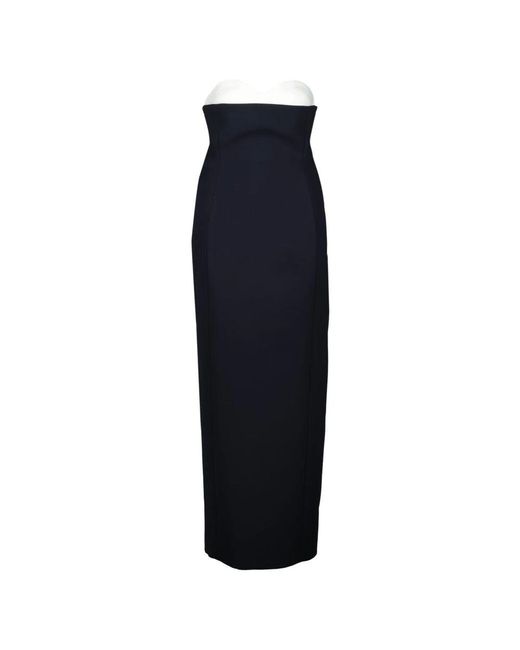 Khaite Blue Marineblaues Yael Kleid