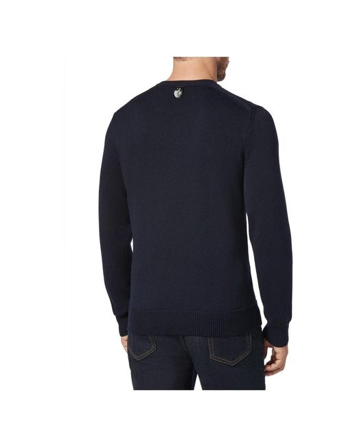 Billionaire Pullover Round Neck Ls Horses in het Blue voor heren