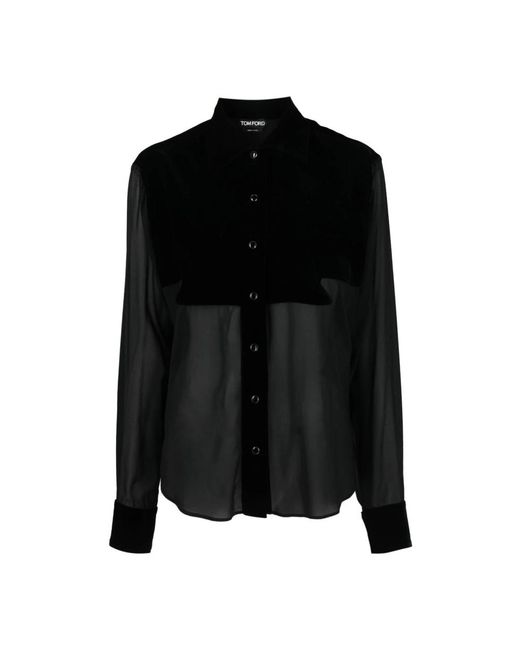 Shirts Tom Ford de color Black