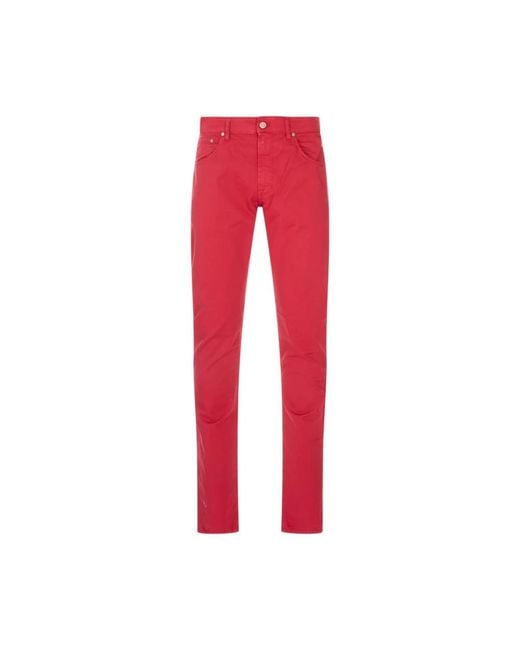 PT Torino Red Slim-Fit Jeans for men