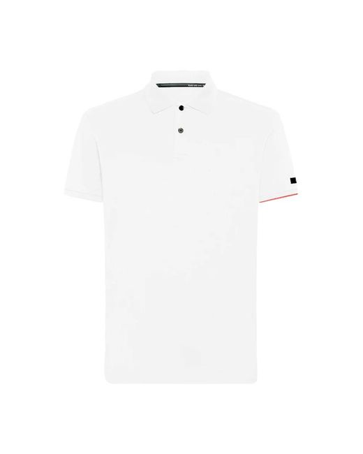Rrd Tops ,Wit ,Katoen Witte Piqué Polo Shirt Met Stretch in het White voor heren