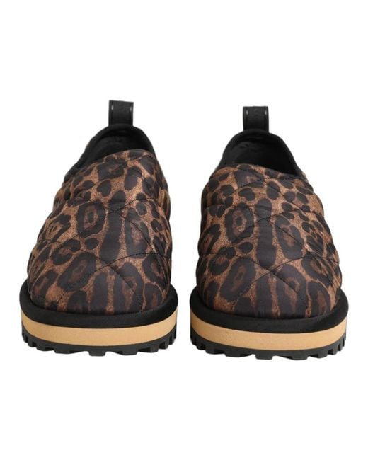 Dolce & Gabbana Brown Slippers for men