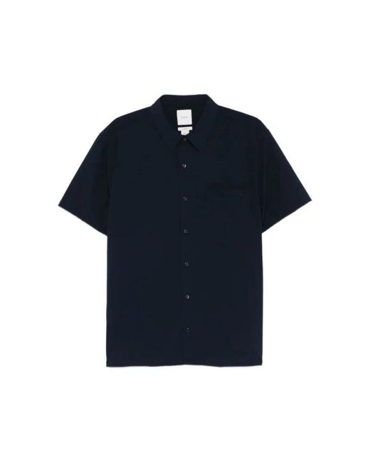 Calvin Klein Solid Seersucker Klassiek Overhemd in het Blue voor heren