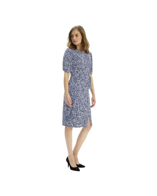 Midi Dresses iN FRONT de color Blue