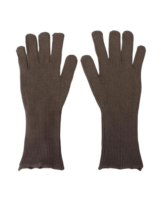 Dolce & Gabbana Brown Gloves for men