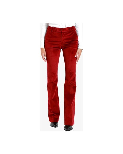 Wide Trousers di PT Torino in Red