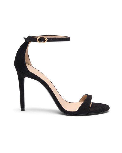 Stuart Weitzman Black High Heel Sandals