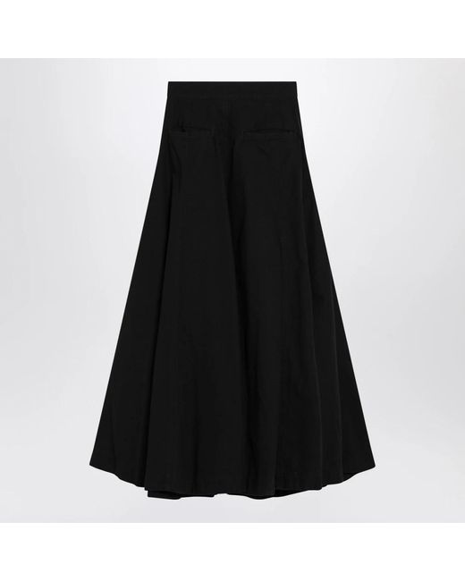 Balenciaga Black Midi Skirts
