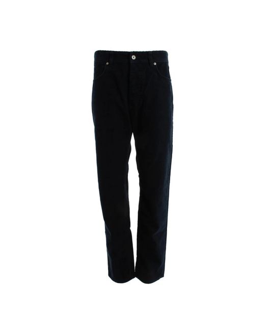 Stone Island Black Straight Trousers for men