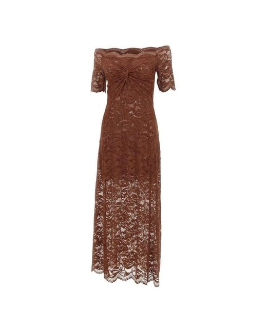 Rabanne Brown Midi Dresses