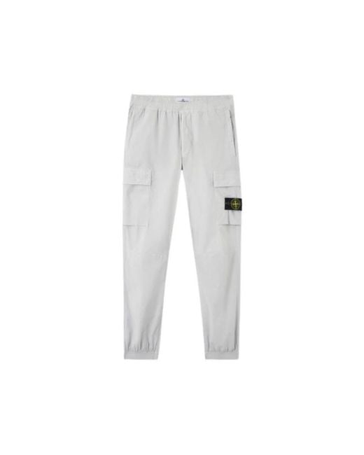 Stone Island Gray Sweatpants for men