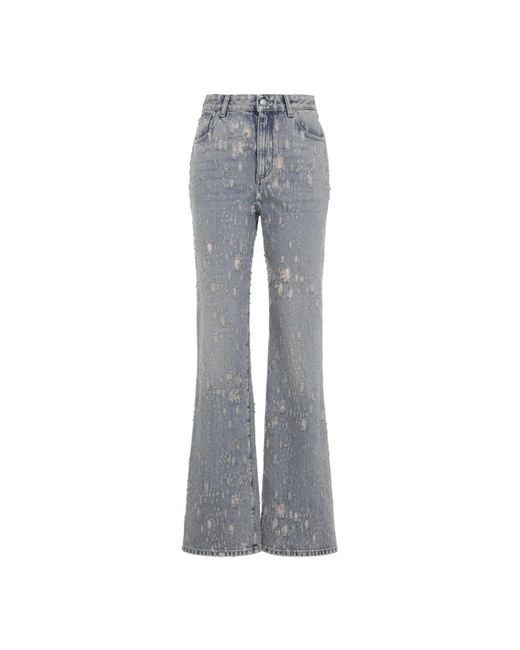 McQueen Gray Flare Jeans