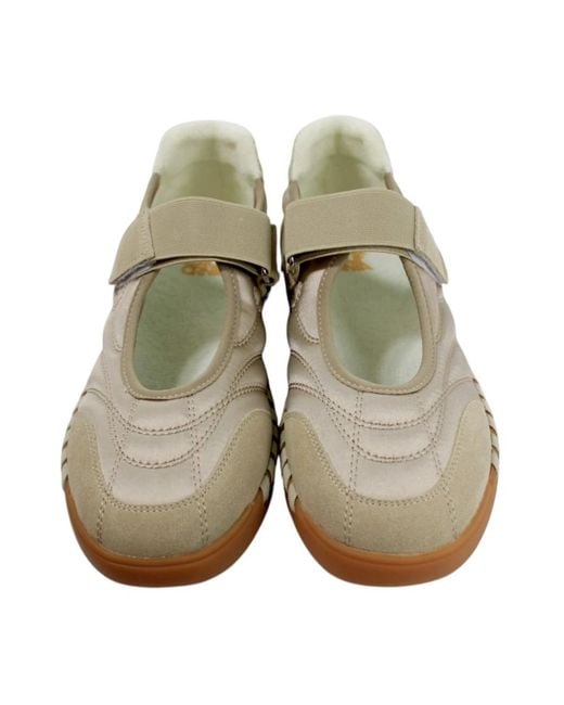 Colors Of California Green Flat Shoes