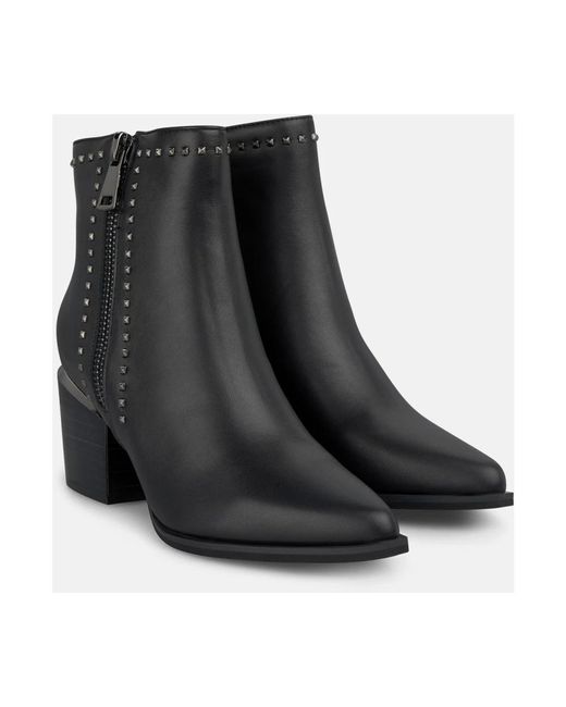 Alma En Pena. Black Cowboy & Biker Boots