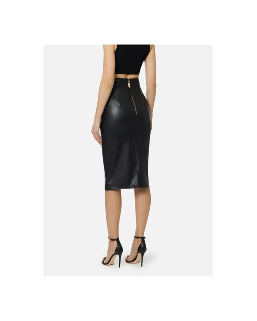 Elisabetta Franchi Black Pencil Skirts