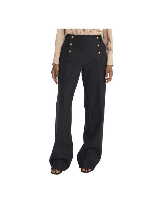 N°21 Black Wide Trousers