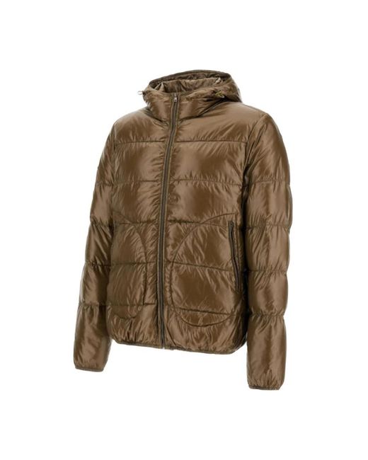 Herno Jassen ,Bruin ,Nylon Ultralichte Nylon Bomberjack in het Green voor heren