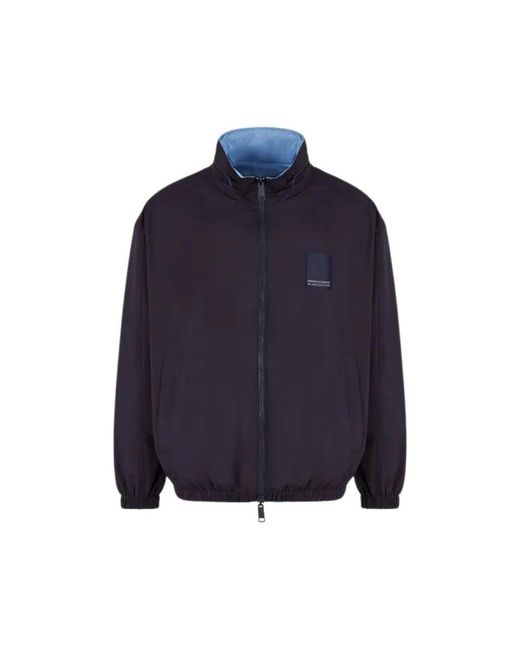 ARMANI EXCHANGE Blue Light Jackets for men