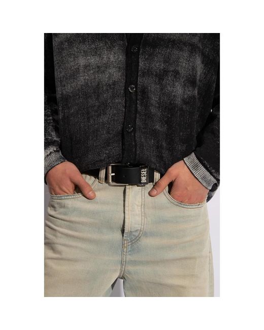 DIESEL B-glossy loop gürtel in Black für Herren