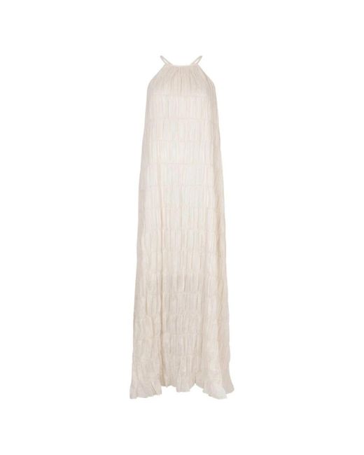 Dante 6 White Boho-Chic Halter Maxikleid