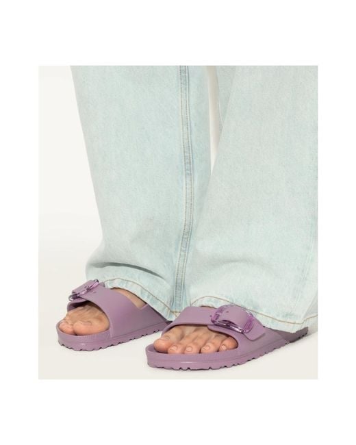 Sliders Birkenstock de color Purple