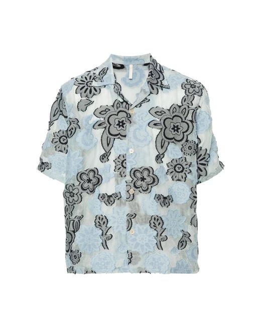 sunflower Blue Short Sleeve Shirts for men