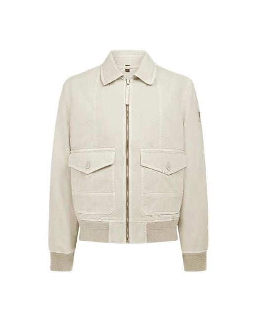 Belstaff White Bomber Jackets for men