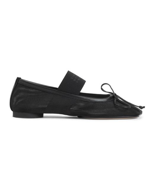 MM6 by Maison Martin Margiela Black Ballerinas