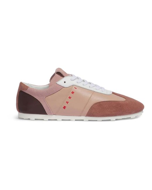 Marni Pink Stylische Sneakers Für Männer Und Frauen
