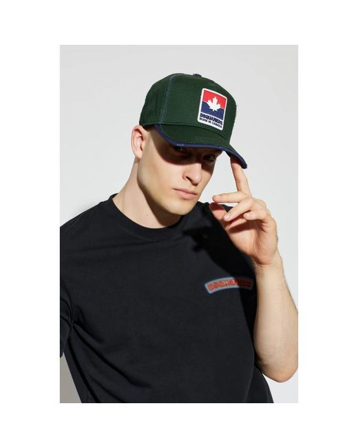 Caps DSquared² de hombre de color Green