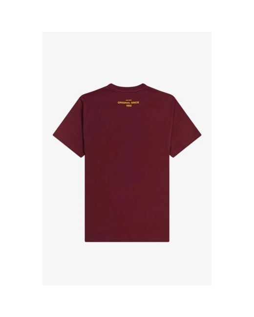Fred Perry Red T-Shirts for men