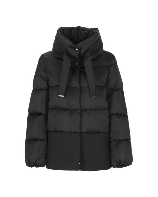 Herno Black Down Jackets