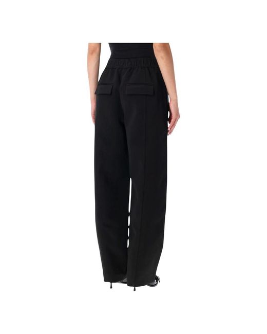 Ganni Black Wide Trousers