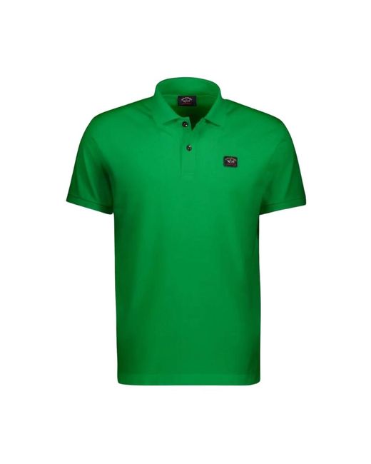 Paul & Shark Piqué polo shirt in Green für Herren