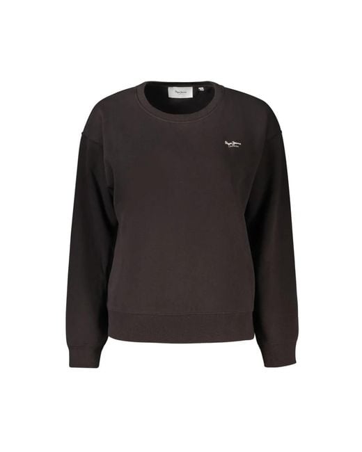 Pepe Jeans Zwarte Katoenen Trui in het Black