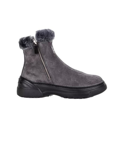 Casadei Gray Winter Boots