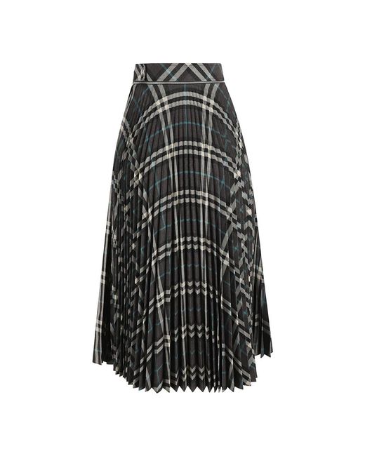Burberry Black Maxi Skirts