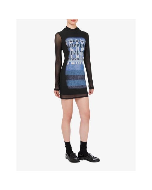 Moschino Blue Short Dresses