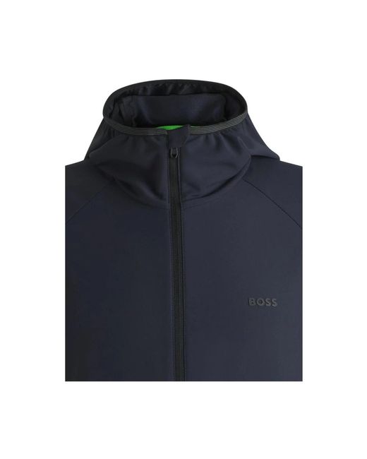 Boss Commuter Hoodie in het Blue voor heren