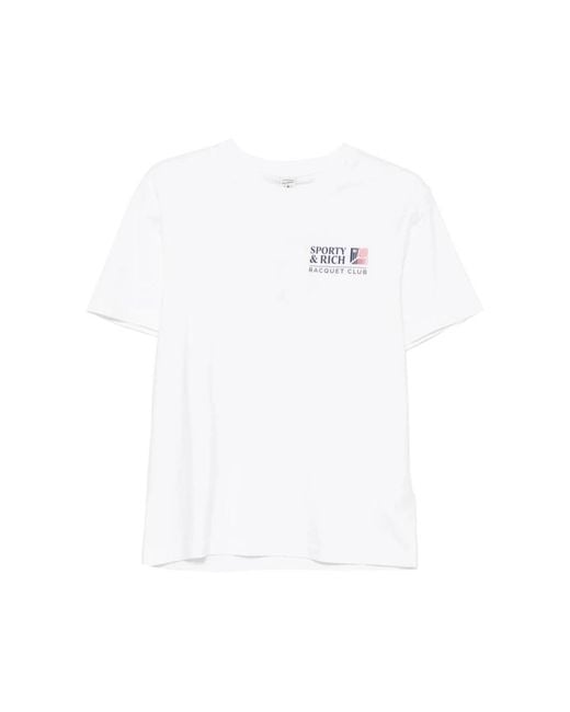 Sporty & Rich White T-Shirts
