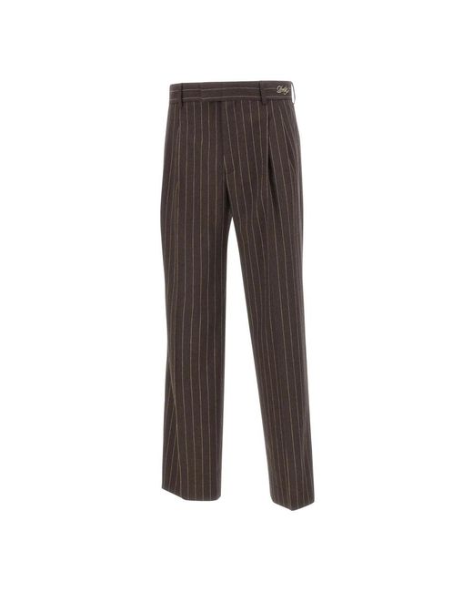 Drole de Monsieur Le Pantalon Pinstripes in het Gray voor heren