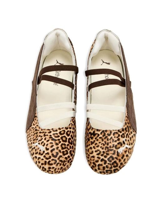 PUMA Brown Ballerinas
