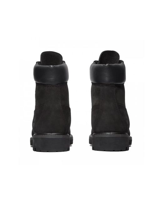 Timberland Black Lace-Up Boots for men